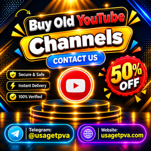 Buy YouTube Channel